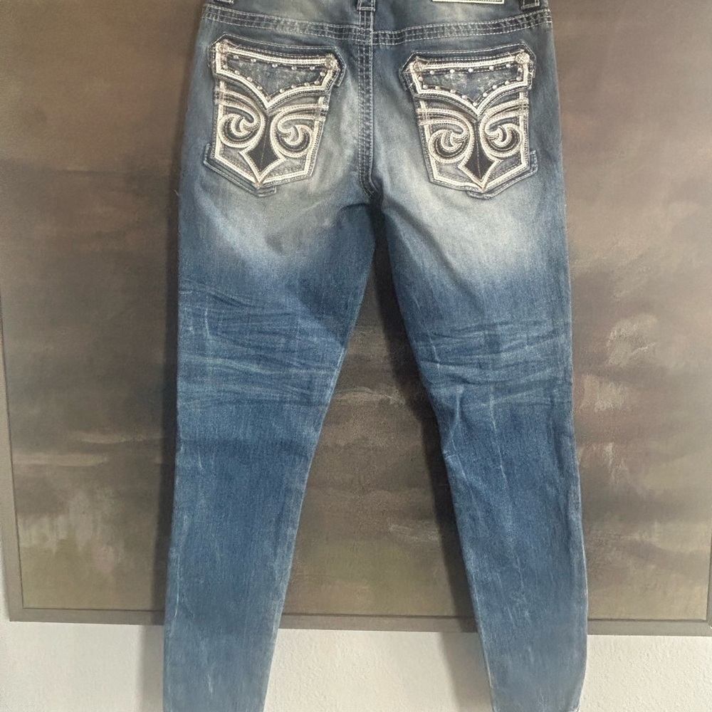 NWT Affliction Raquel Revival Women's Blue Jeans - Picture 6 of 11